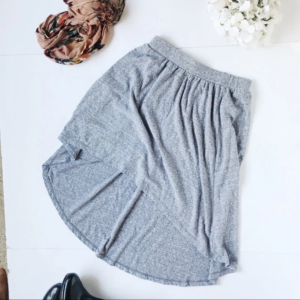 UO Sparkle & Fade High Low gray skirt - Picture 5 of 7